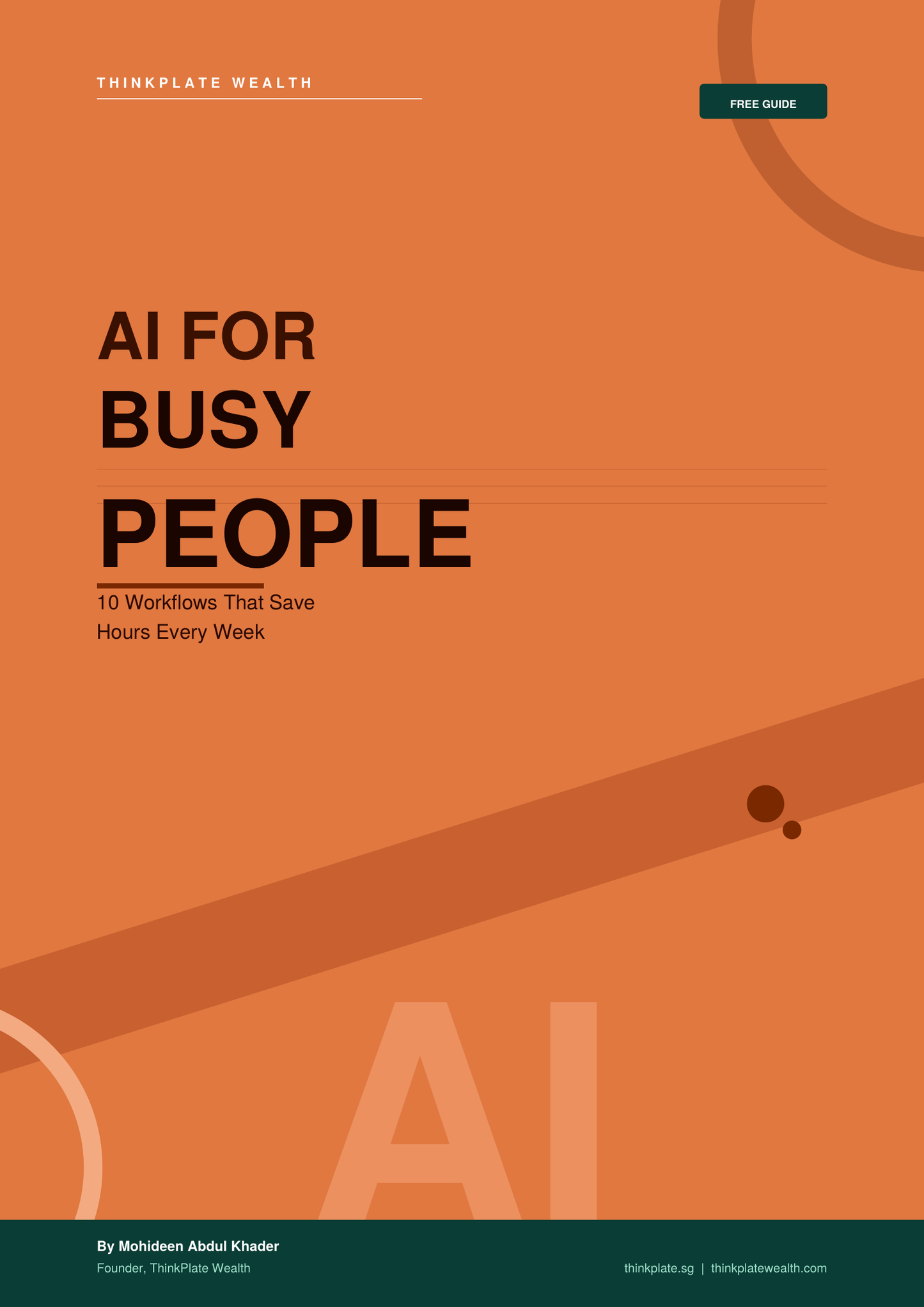 AI for Busy People — FREE Guide